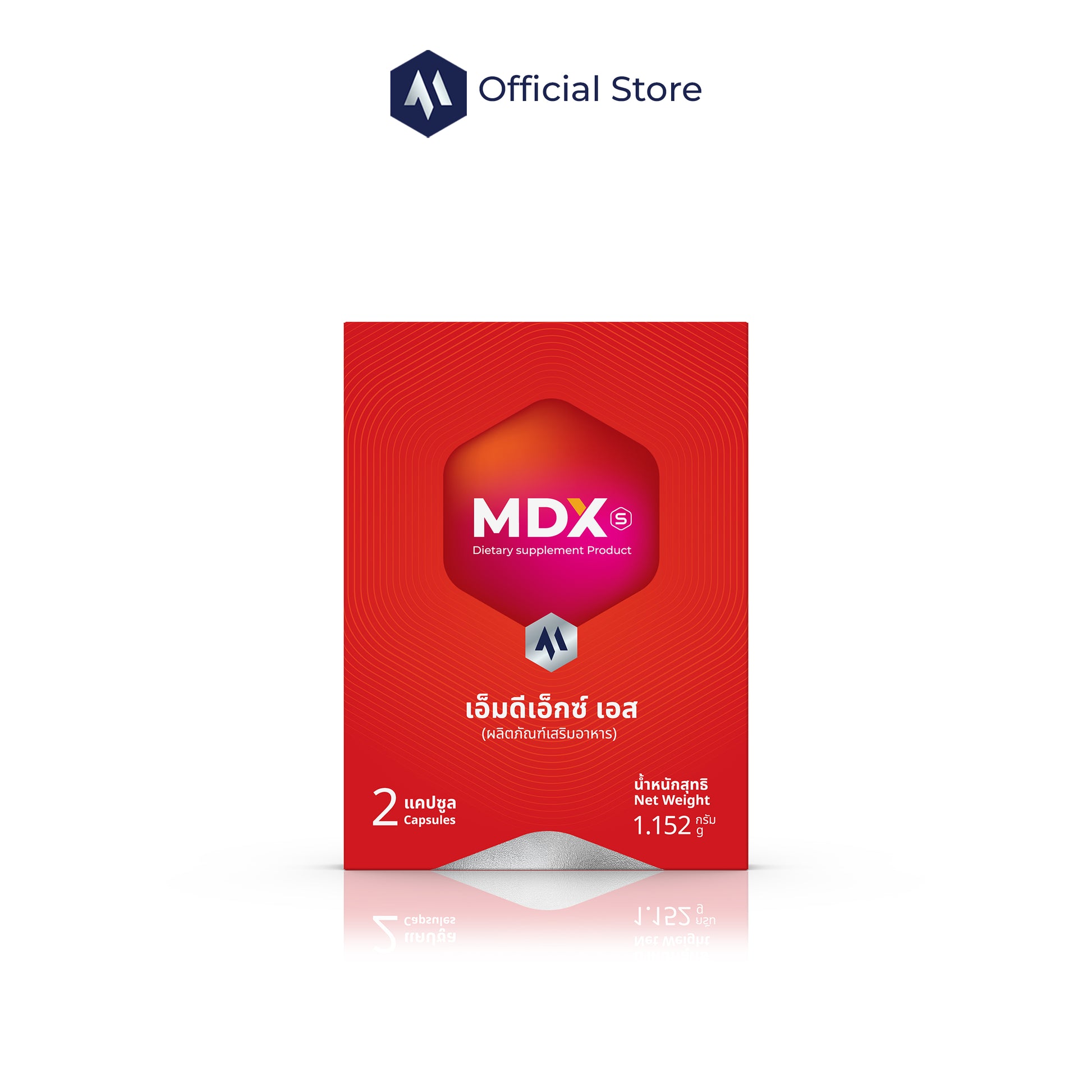 MDX S อาหารเสริมผู้ชาย ผลเร่งด่วน