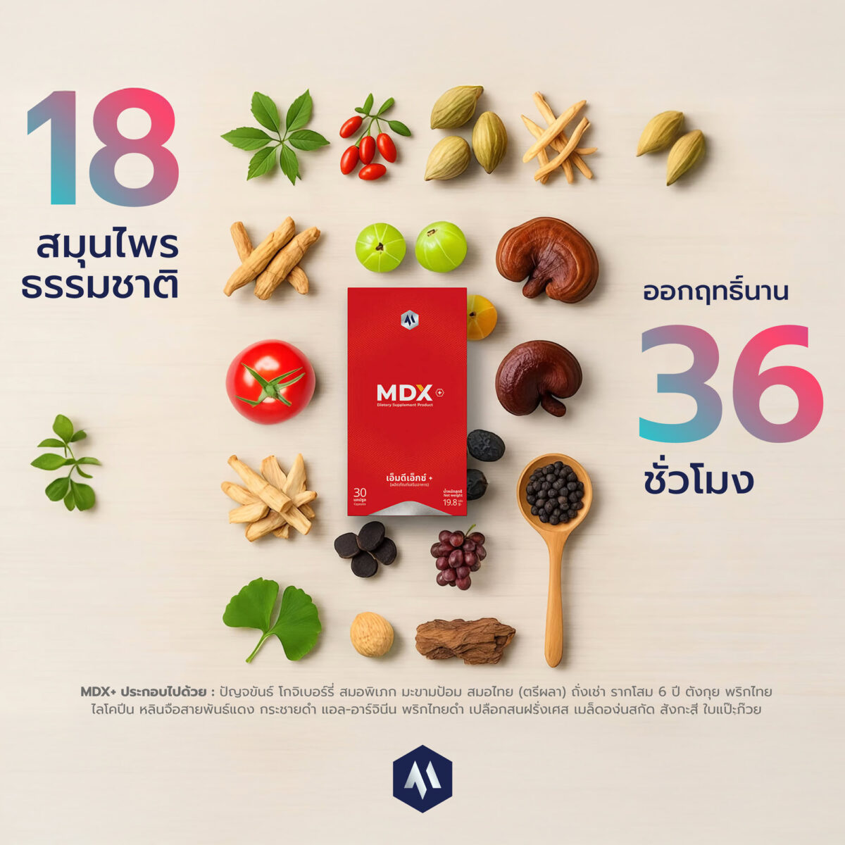 MDX+ อาหารเสริมผู้ชาย ผลยั่งยืน